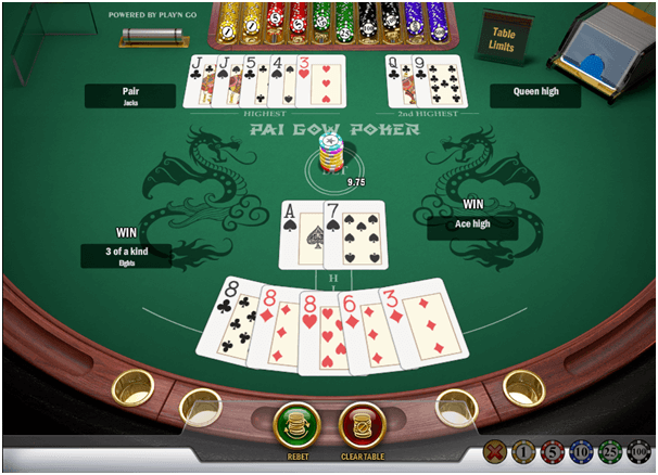 Pai Gow Poker