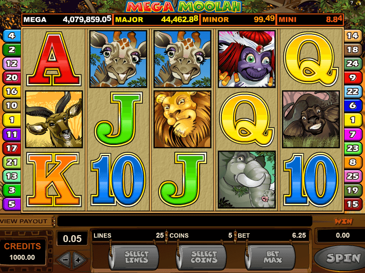 slot mega moolah free online