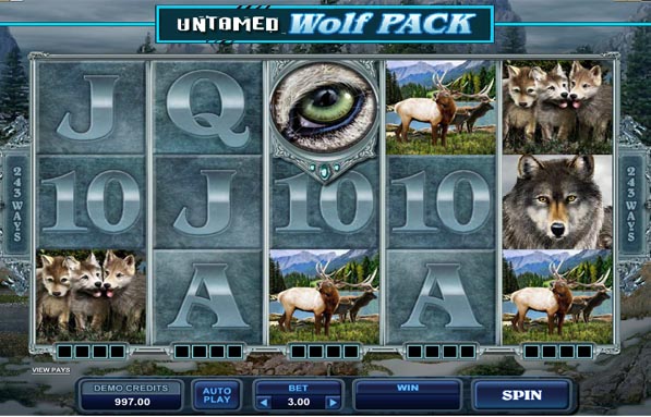 untamed wolf pack slot